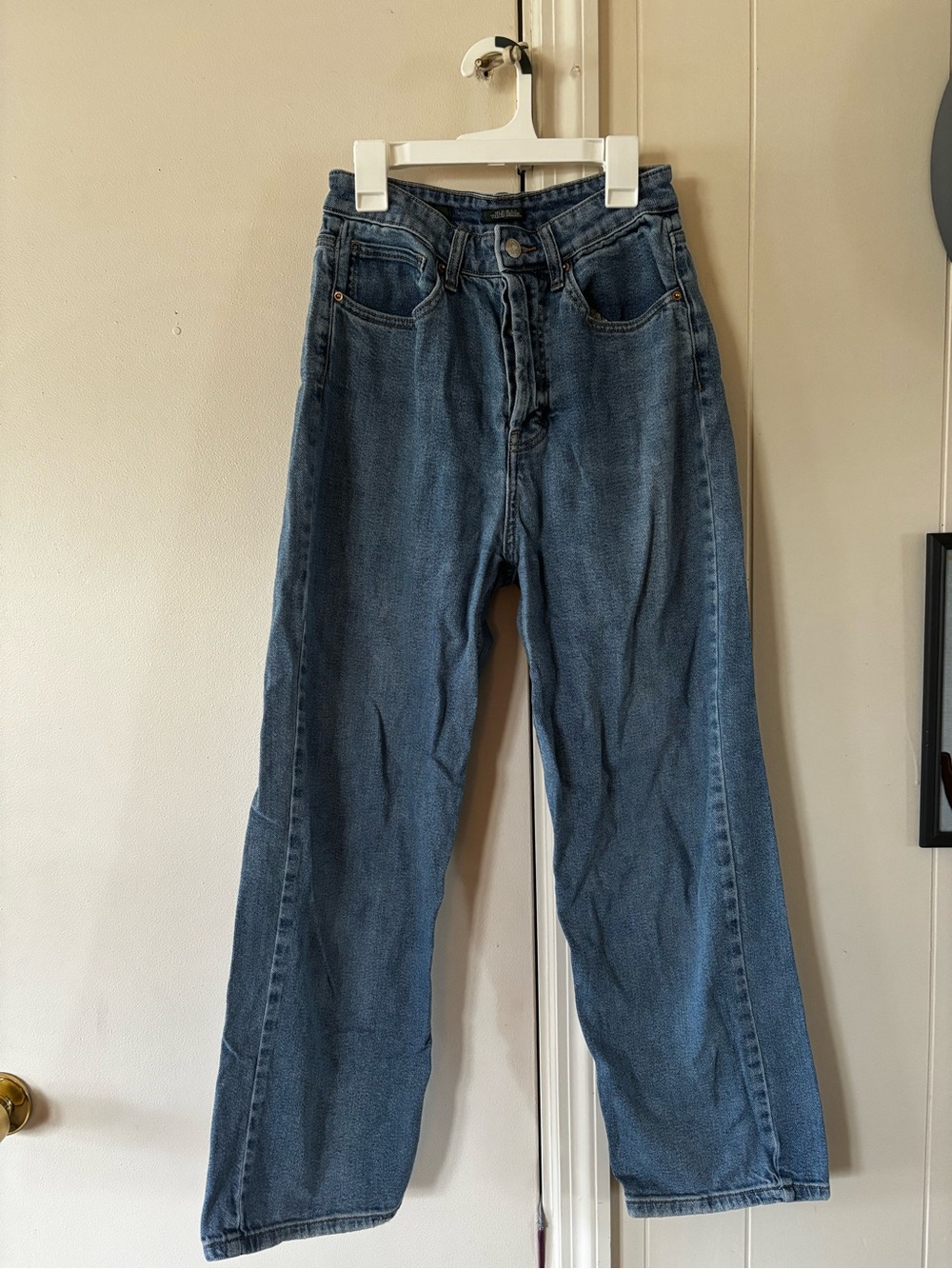 wild fable Relaxed Straight-Leg Jeans in Medium Blue Wash